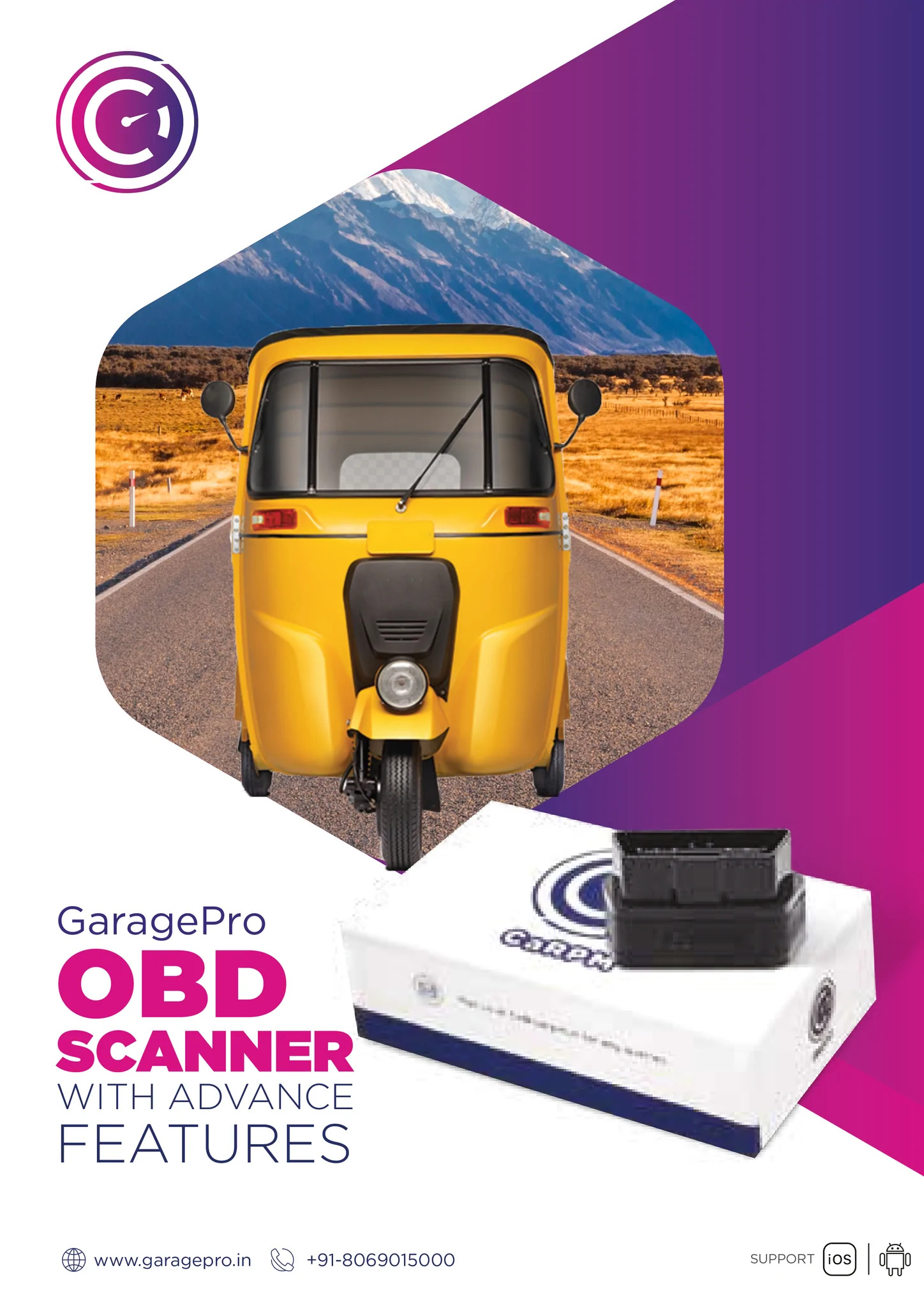 OBD Scanner for three Wheelers