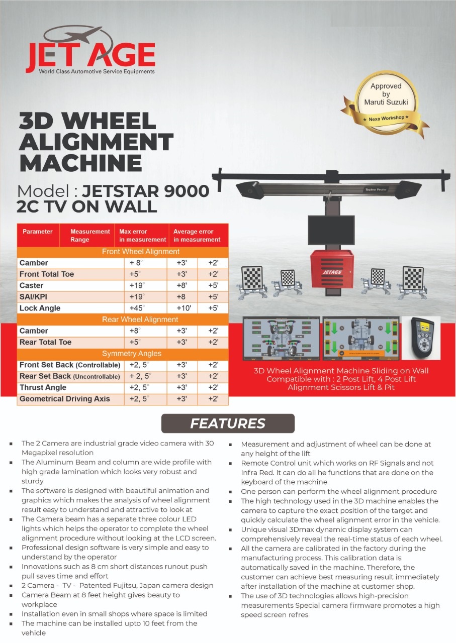 Premium Wheel Aligner for PCV and LCV